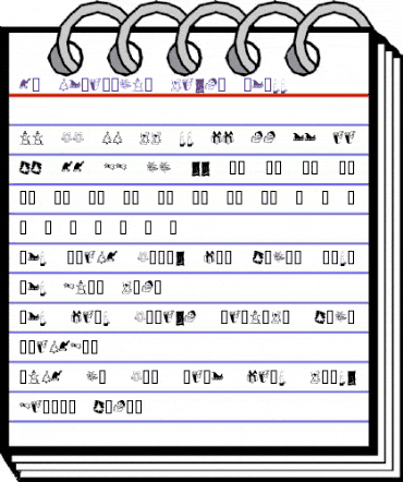 KR Christmas Dings Three Regular animated font preview