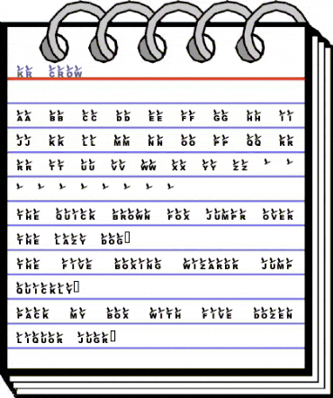 KR Crow Regular animated font preview