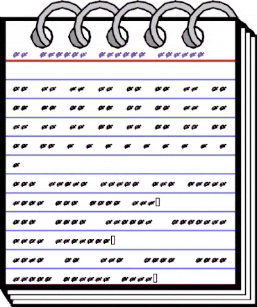 KR Julies Turtle Rescue Regular animated font preview