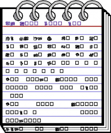 KR More Holidays Regular animated font preview