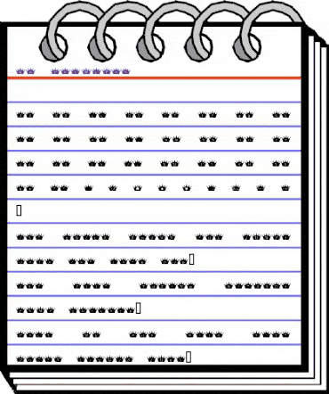 KR PRincEsS Regular animated font preview