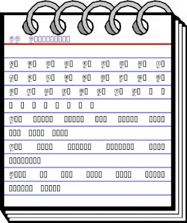 KR Washington Regular animated font preview