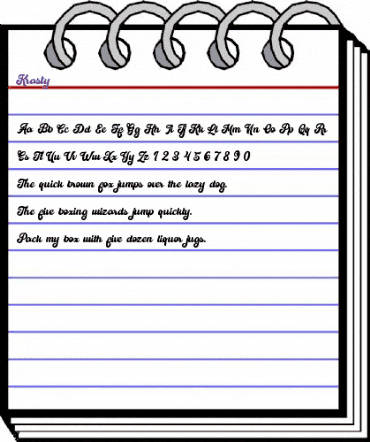 Krasty Regular animated font preview