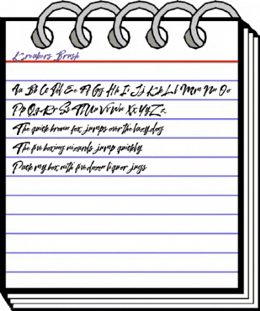 Kreakers Brush Regular animated font preview Kreakers Brush Regular animated font preview