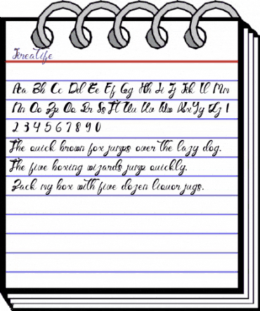 Kreatife Regular animated font preview