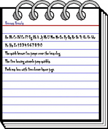 Kreepy Krawly Regular animated font preview Kreepy Krawly Regular animated font preview