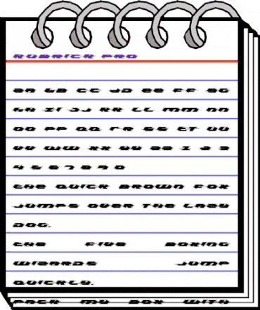 Kubrick Pro Regular animated font preview Kubrick Pro Regular animated font preview