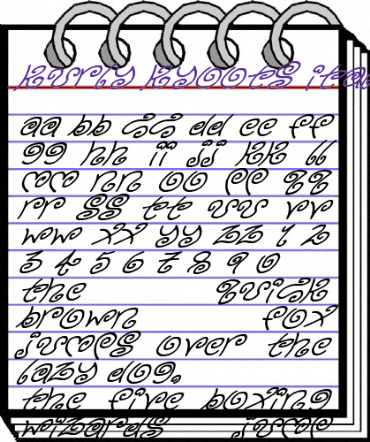 Kurly Kyoots Italic animated font preview Kurly Kyoots Italic animated font preview