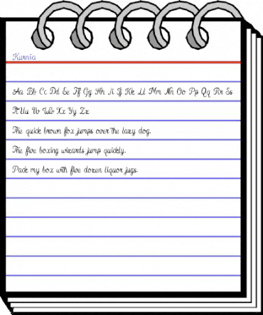 Kurnia Regular animated font preview