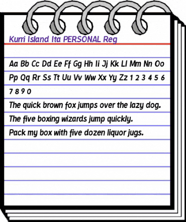 Kurri Island Italic Regular animated font preview Kurri Island Italic Regular animated font preview