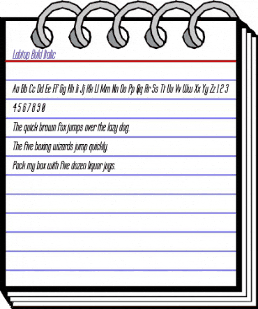 Labtop Bold Italic animated font preview Labtop Bold Italic animated font preview