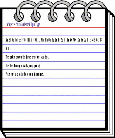 Lafayette ExtraCondensed animated font preview Lafayette ExtraCondensed animated font preview