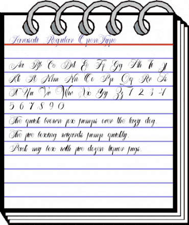 Larasati Regular animated font preview Larasati Regular animated font preview