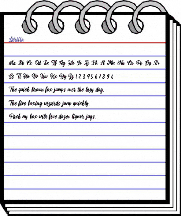 Laritta Regular animated font preview Laritta Regular animated font preview