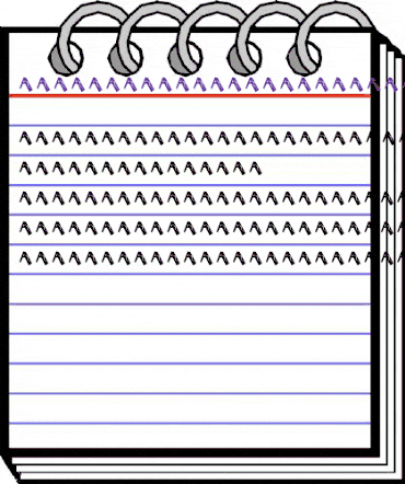 Las locuras del emperador Regular animated font preview