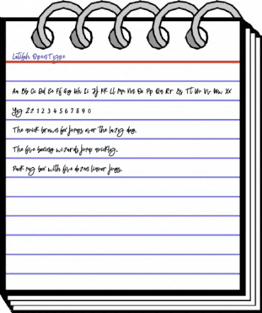 Latifah Regular animated font preview