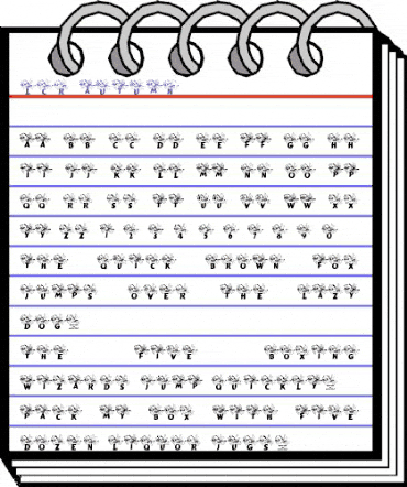 LCR Autumn Regular animated font preview