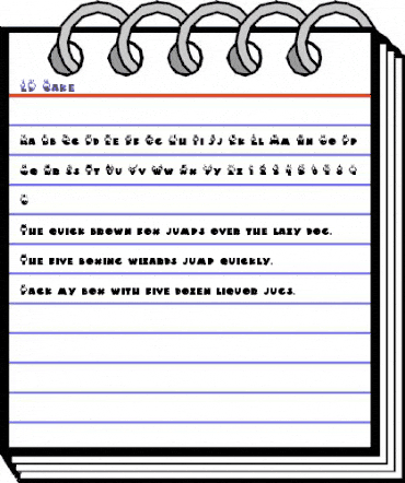 LD Cake Regular animated font preview