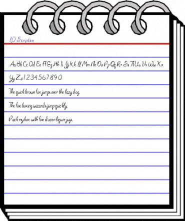 LD Scriptive Regular animated font preview LD Scriptive Regular animated font preview