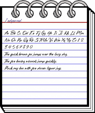 Ledgewood Regular animated font preview Ledgewood Regular animated font preview