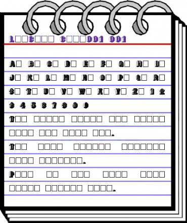 LeeCaps Caps:001.001 Caps:001.001 animated font preview