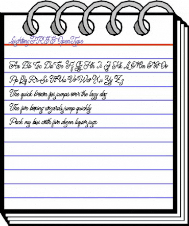 Leightonz FREE Regular animated font preview