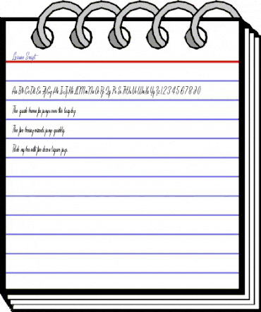 Leisure Script Regular animated font preview Leisure Script Regular animated font preview