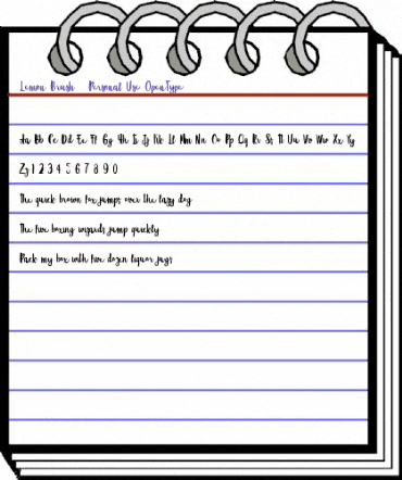 Lemon Brush - Personal Use Regular animated font preview Lemon Brush - Personal Use Regular animated font preview