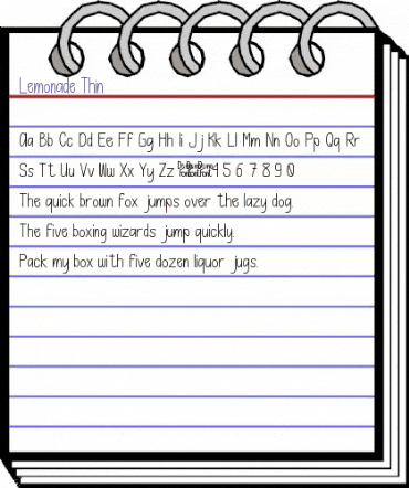 Lemonade Thin Regular animated font preview Lemonade Thin Regular animated font preview