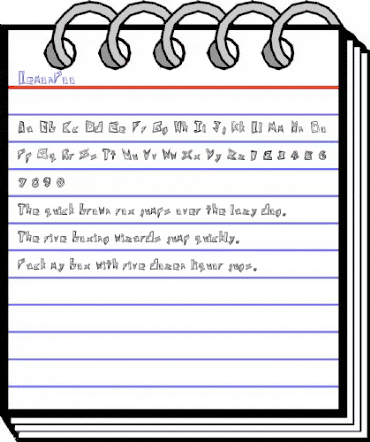 LemonPoo Regular animated font preview