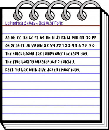 Lemontea Squash Regular animated font preview Lemontea Squash Regular animated font preview