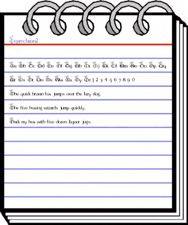 Leprechaun2 Regular animated font preview Leprechaun2 Regular animated font preview