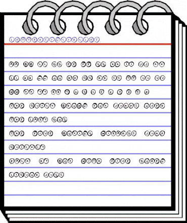 Letters in Circles Regular animated font preview Letters in Circles Regular animated font preview