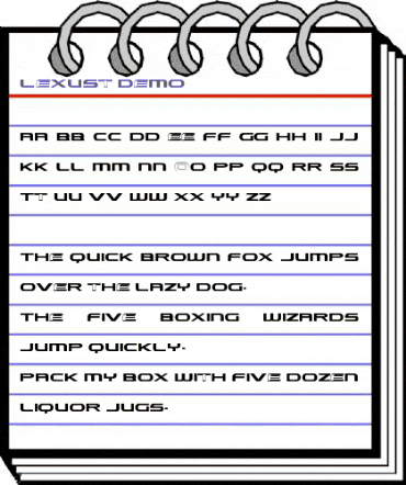 Lexust Demo Demo animated font preview Lexust Demo Demo animated font preview