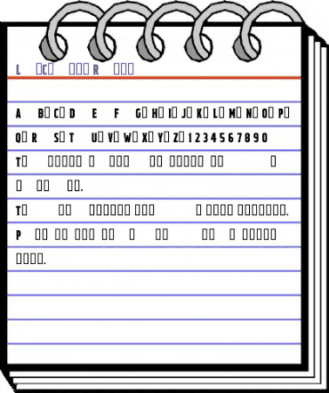 Lez Champs Regular animated font preview Lez Champs Regular animated font preview