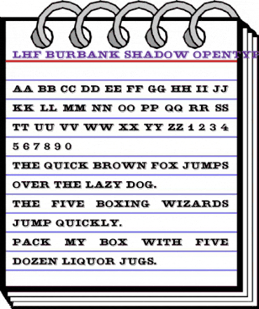 LHF Burbank Shadow Regular animated font preview LHF Burbank Shadow Regular animated font preview