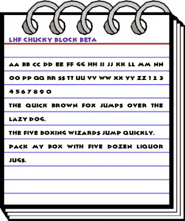 LHF Chucky Block BETA Regular animated font preview LHF Chucky Block BETA Regular animated font preview