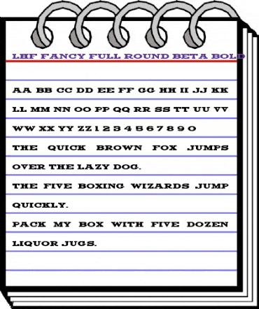 LHF Fancy Full Round BETA Regular animated font preview LHF Fancy Full Round BETA Regular animated font preview