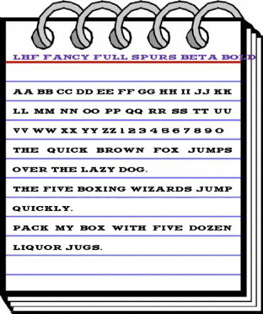 LHF Fancy Full Spurs BETA Regular animated font preview LHF Fancy Full Spurs BETA Regular animated font preview