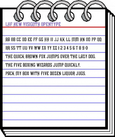 LHF New Visigoth Regular animated font preview LHF New Visigoth Regular animated font preview