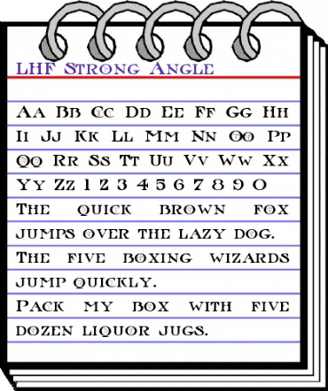 LHF Strong Angle Regular animated font preview LHF Strong Angle Regular animated font preview