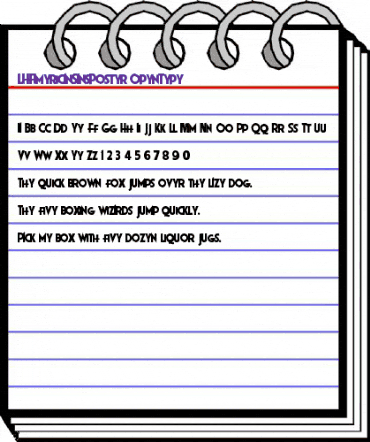 LHF American Sans Poster Regular animated font preview