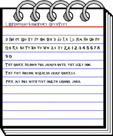 LHF Antique Shop Fancy Regular animated font preview LHF Antique Shop Fancy Regular animated font preview