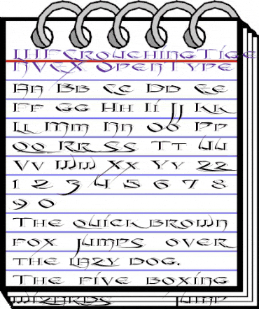 LHFCrouchingTigerCONVEX Regular animated font preview LHFCrouchingTigerCONVEX Regular animated font preview