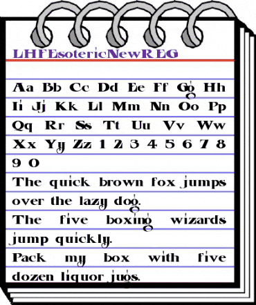 LHF Esoteric New REG Regula animated font preview LHF Esoteric New REG Regula animated font preview