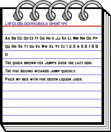 LHFOldBlockRegBold Regular animated font preview LHFOldBlockRegBold Regular animated font preview