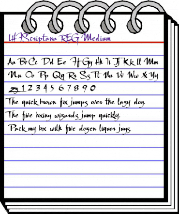 LHFScriptana REG Medium animated font preview LHFScriptana REG Medium animated font preview