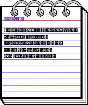 Lievidence SQR Regular animated font preview