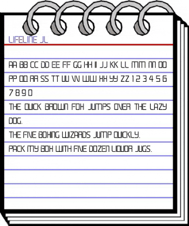 Lifeline JL Regular animated font preview Lifeline JL Regular animated font preview