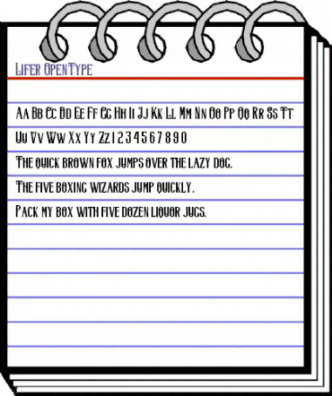 Lifer Regular animated font preview Lifer Regular animated font preview